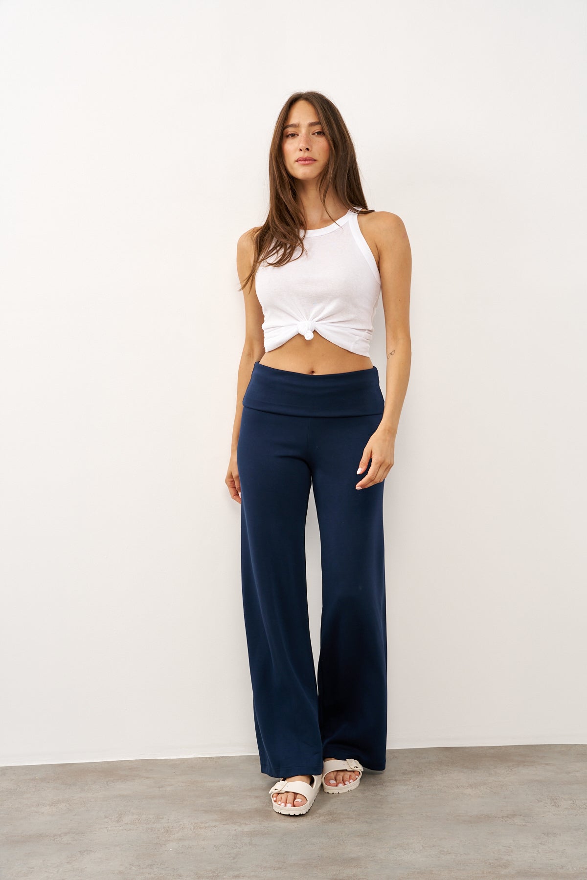 גופיית קולר מוס לבן