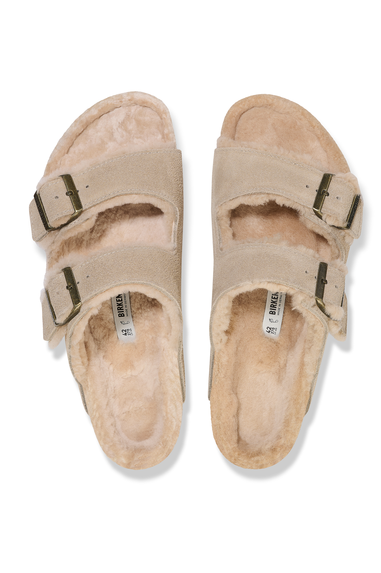 כפכפי בירקנשטוק דגם אריזונה פרווה טיופ