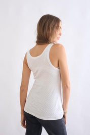 גופיית סבא גליה פוינטל לבנה