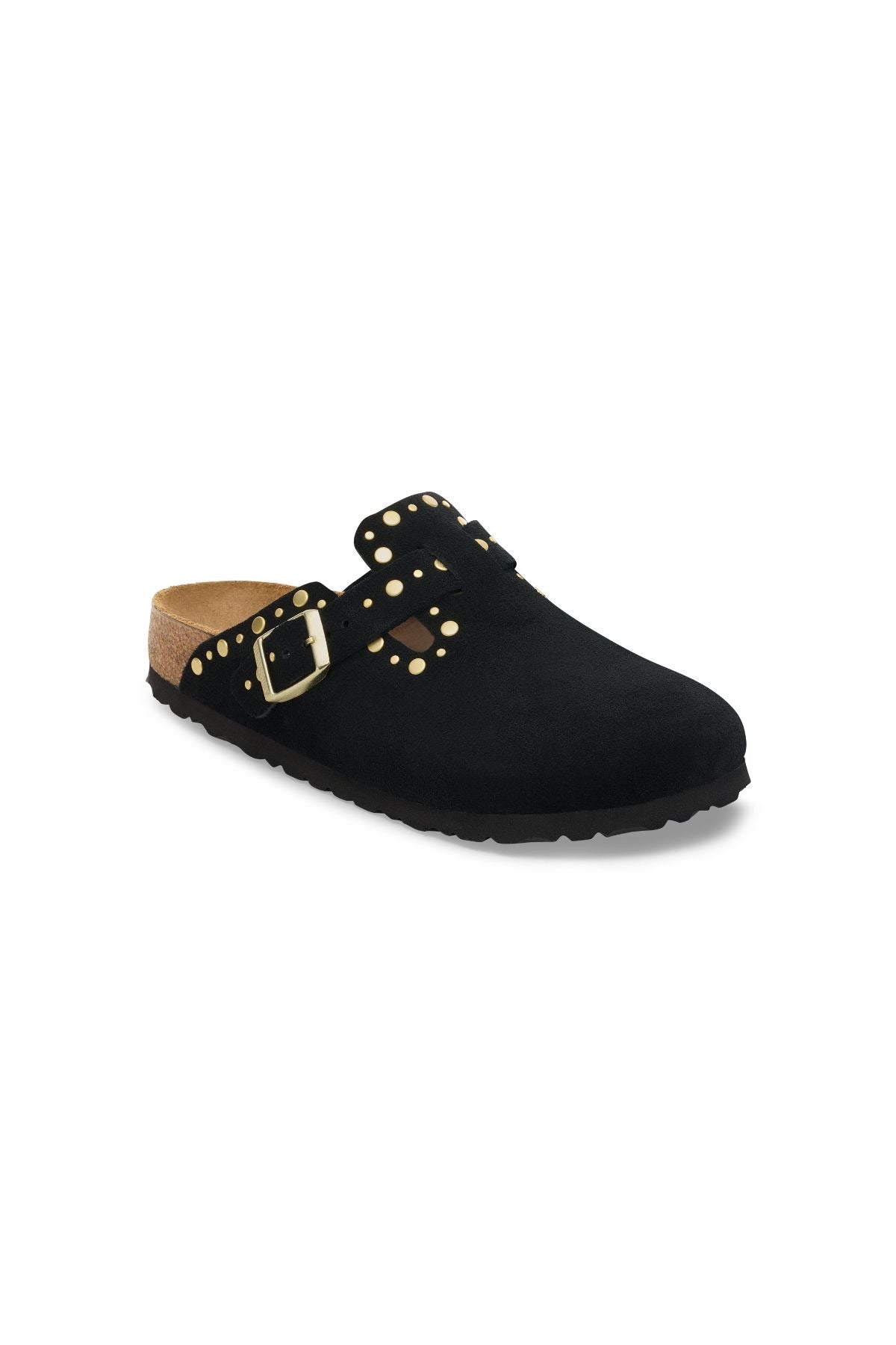 כפכפי בירקנשטוק דגם בוסטון ריבט בורדר שחור