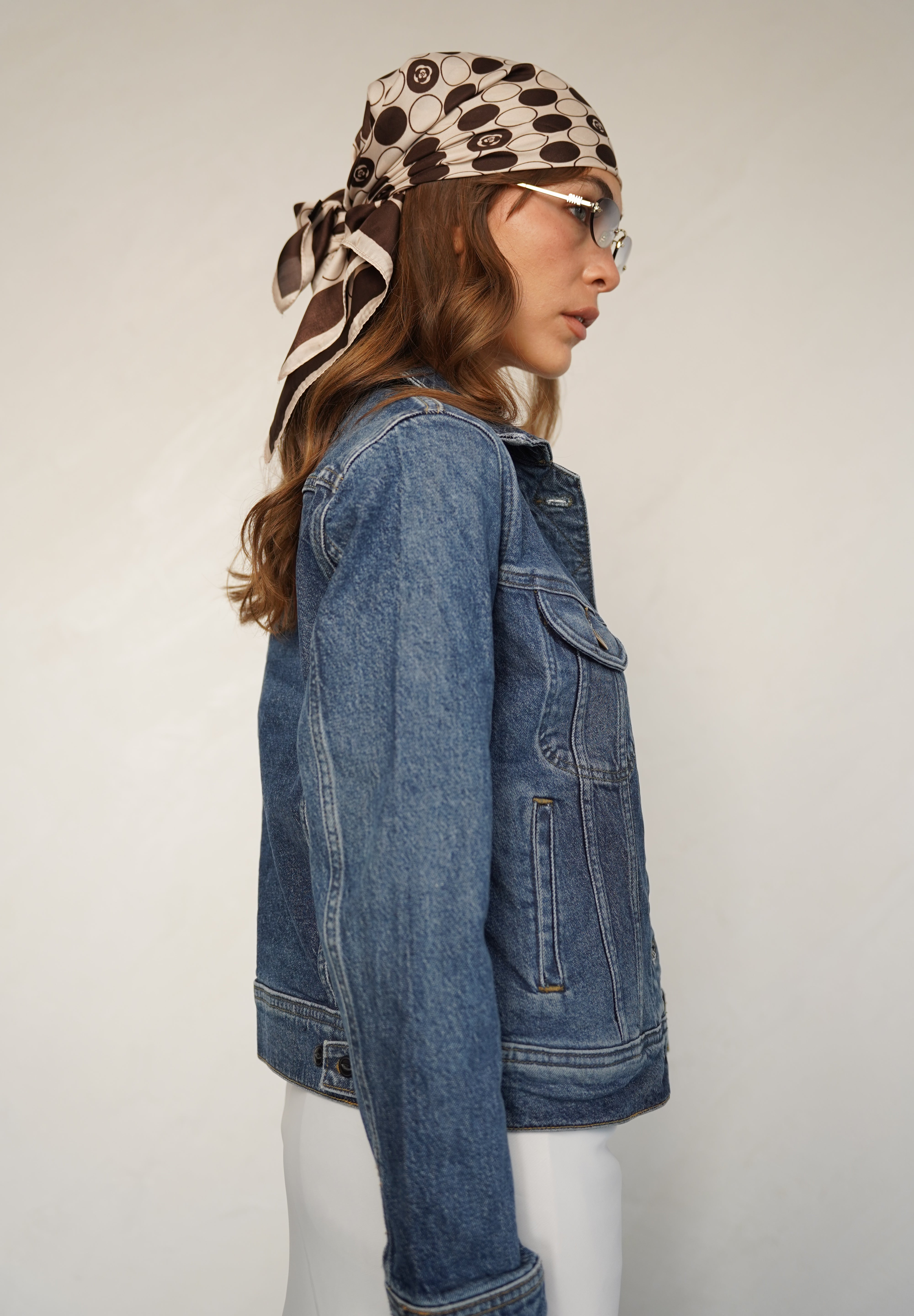 LEE ג'ינס דגם RIDER JACKET CLASSIC INDIGO