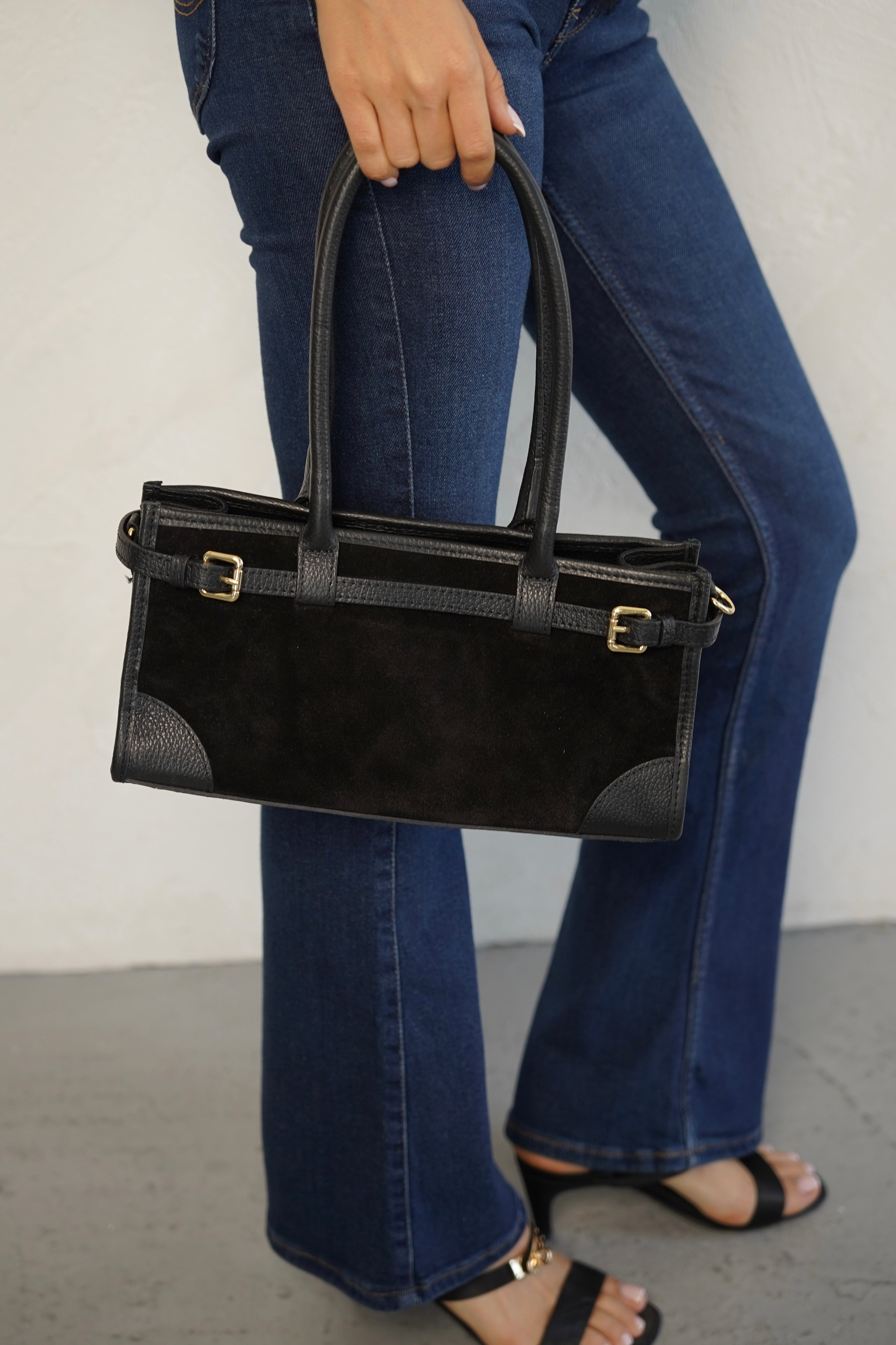 תיק עור ג׳וליה שחור