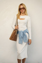 שמלת ג׳ויה לבנה