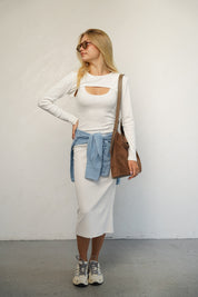 שמלת ג׳ויה לבנה