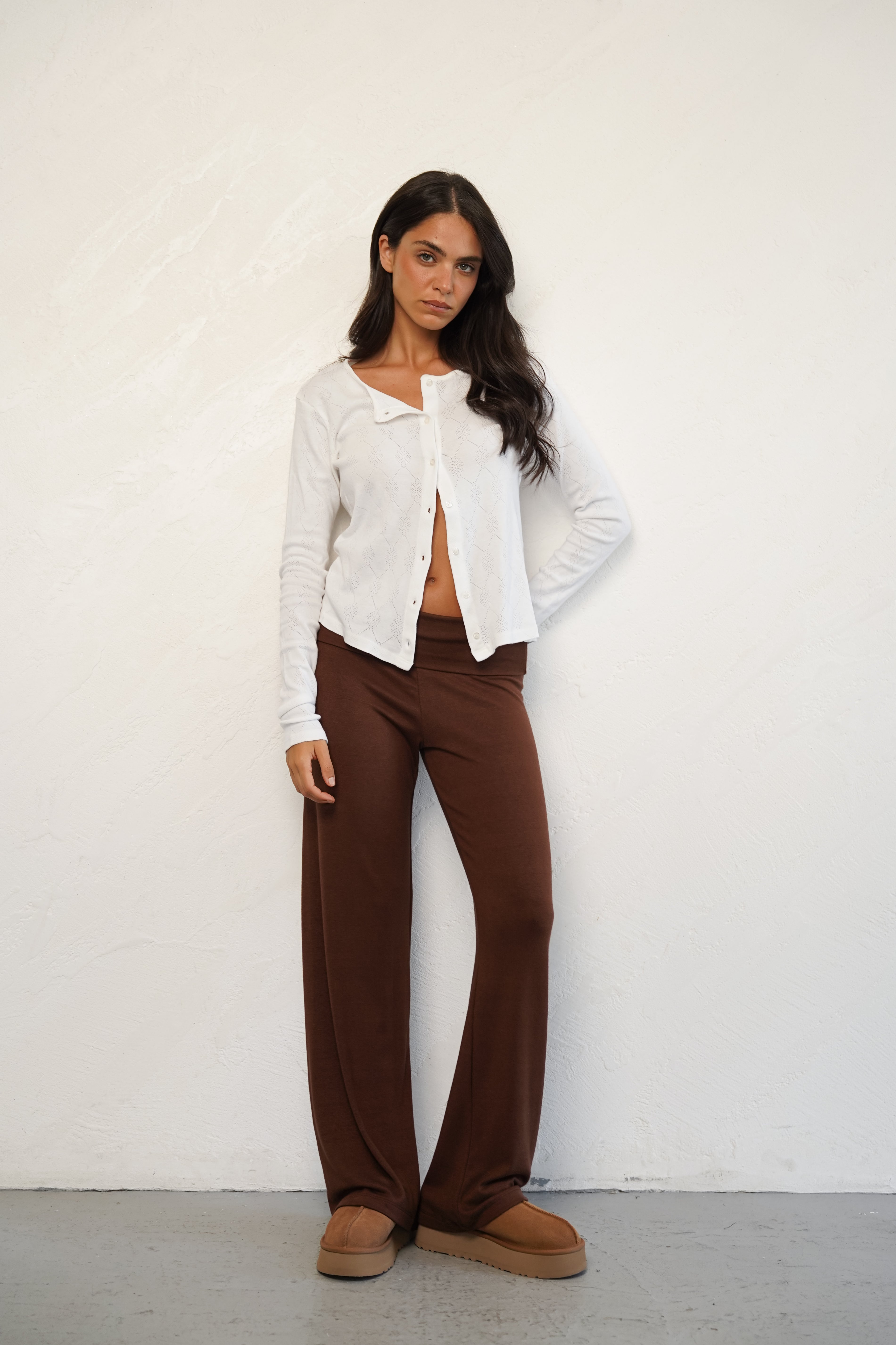 קרדיגן ברנדי לבן