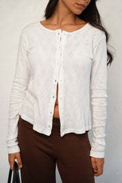 קרדיגן ברנדי לבן