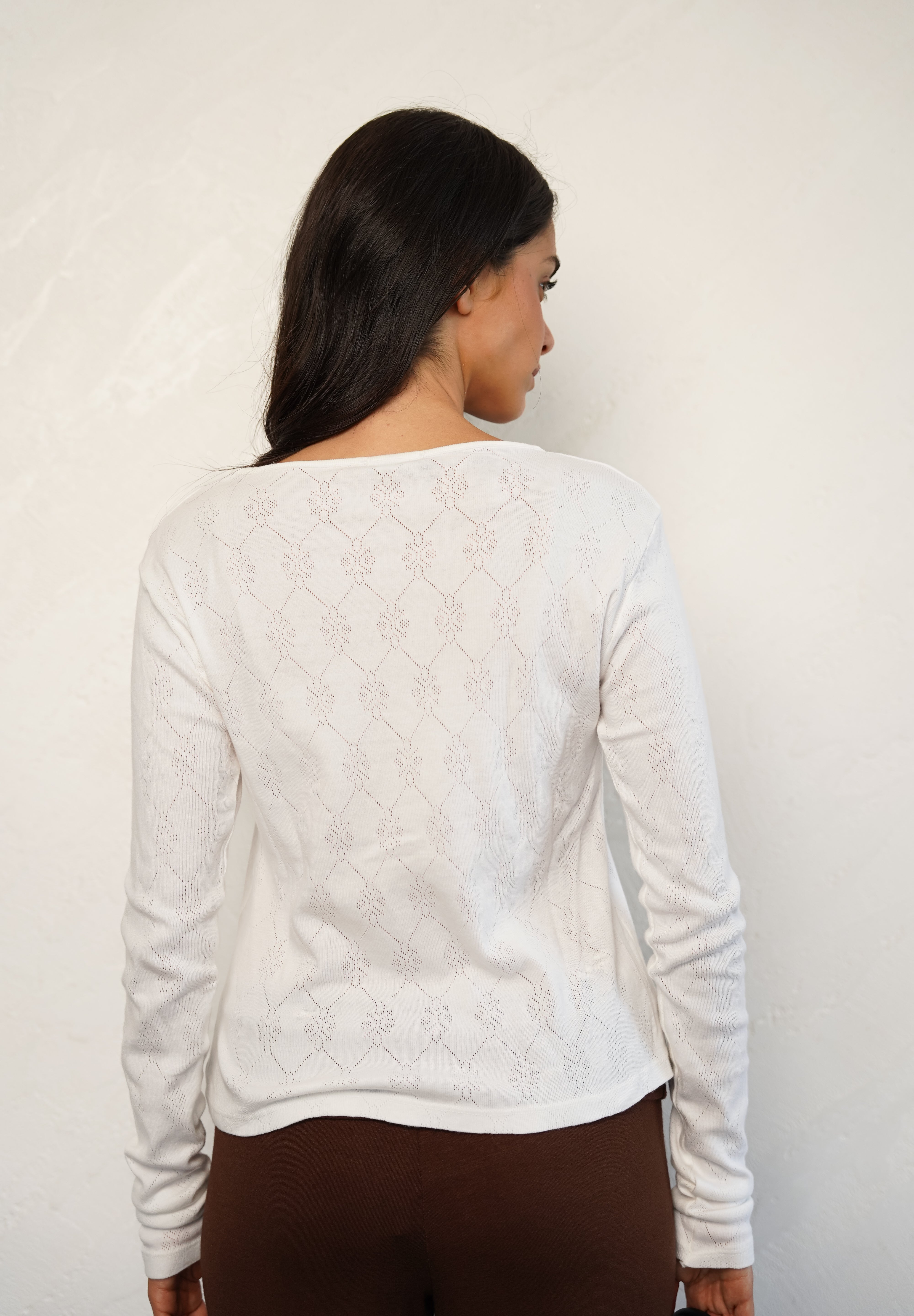 קרדיגן ברנדי לבן