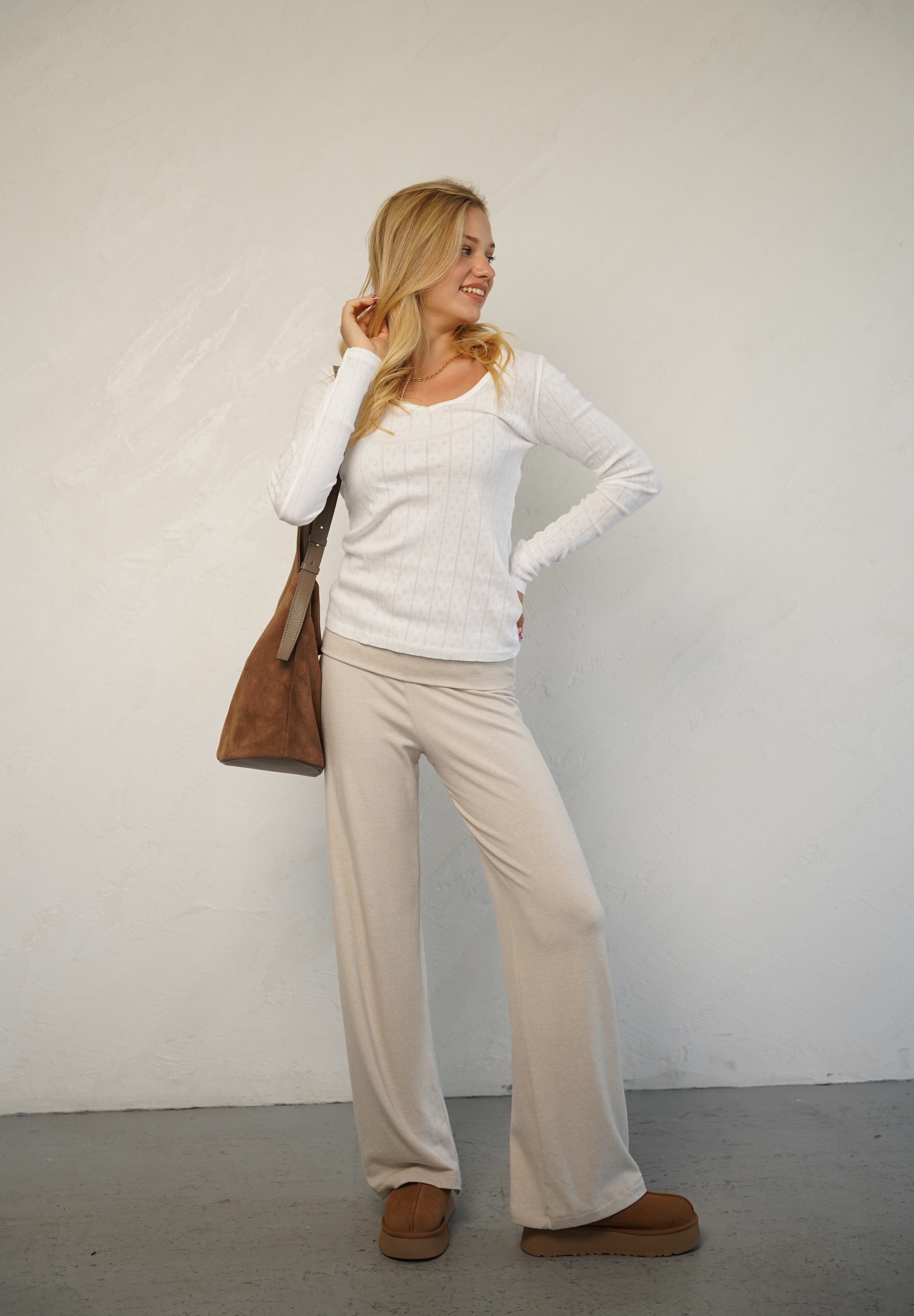 מכנסי ברנדי אקסטרה לייט בז