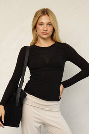 חולצת ניקי רומי שחורה