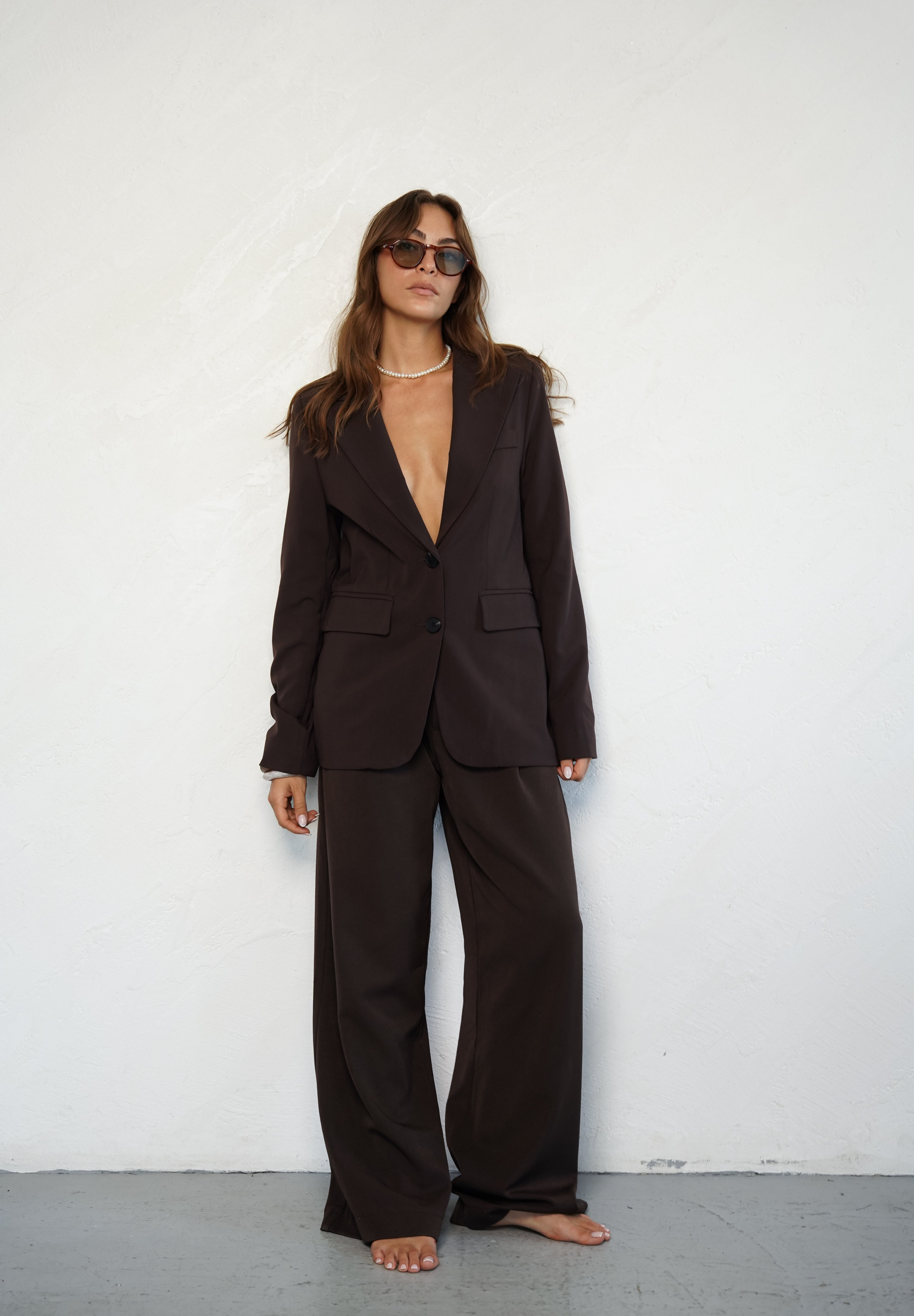 ג’קט מילאנו לומינה חום