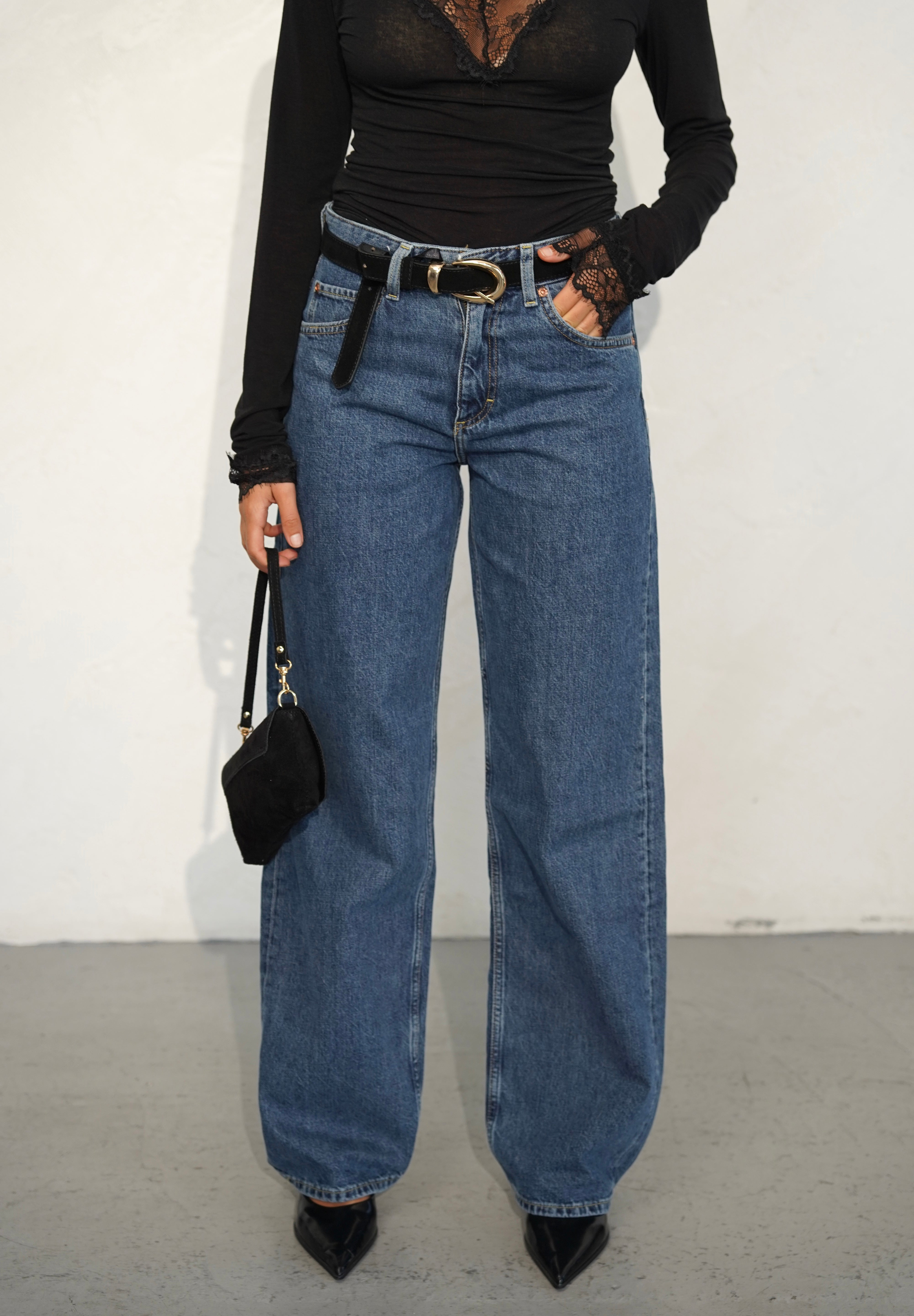 LEE ג׳ינס RIDER LOOSE SHARP POINT