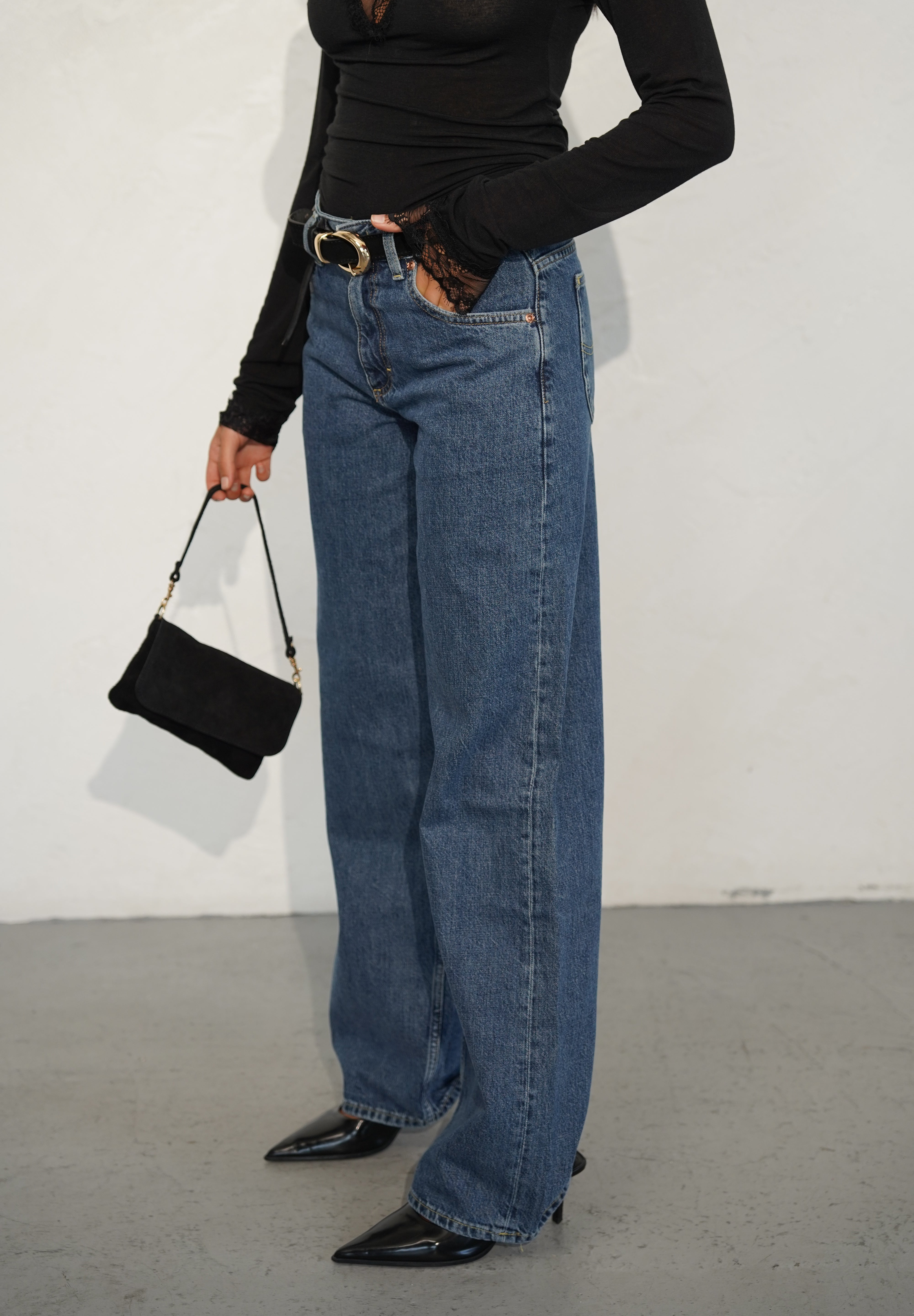 LEE ג׳ינס RIDER LOOSE SHARP POINT