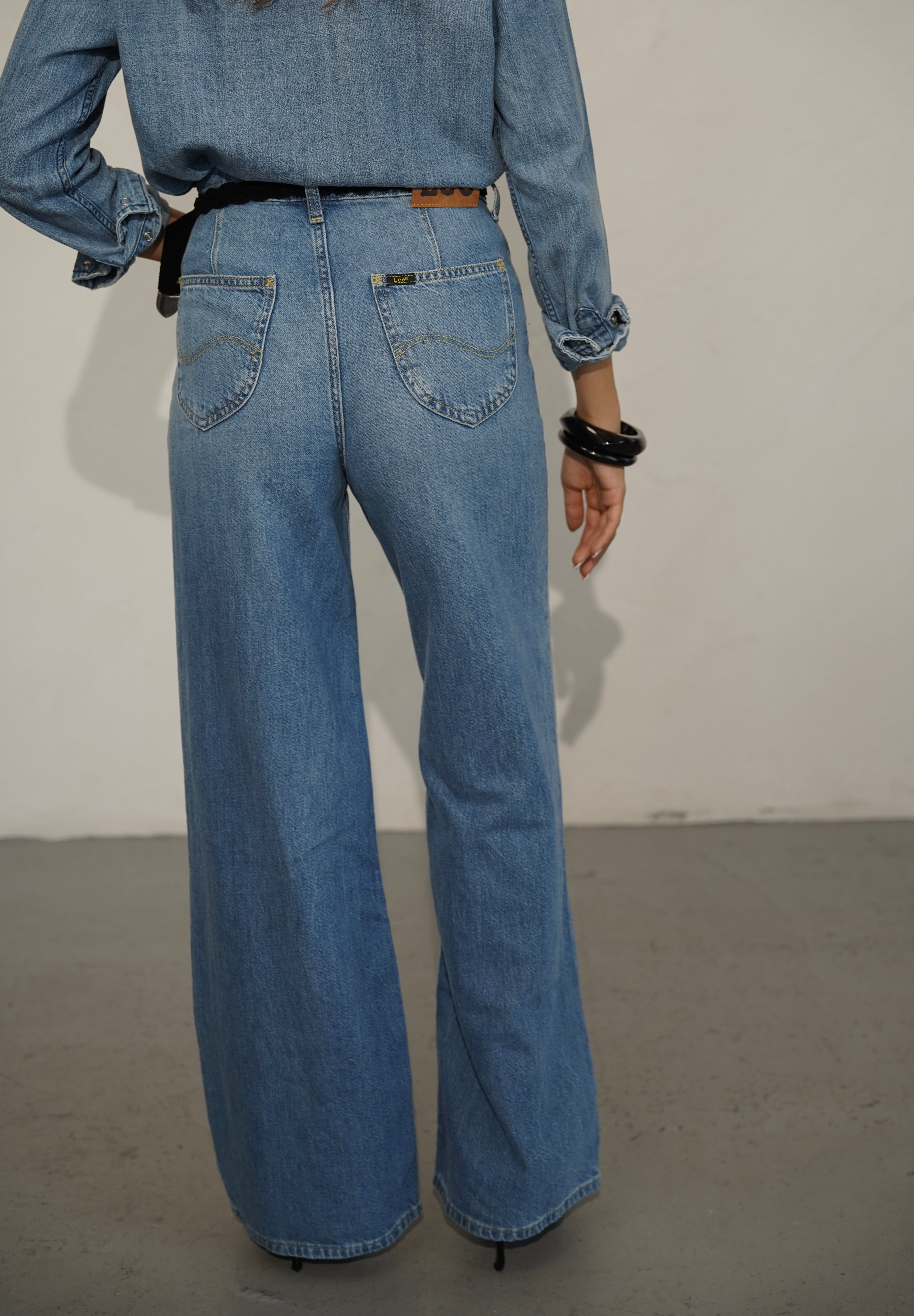 LEE ג׳ינס STELLA BLUE KOI