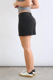 חצאית מכנס ליז שחור