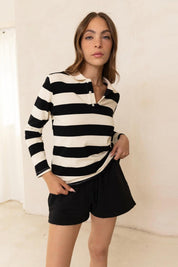 חולצת פולו פסים