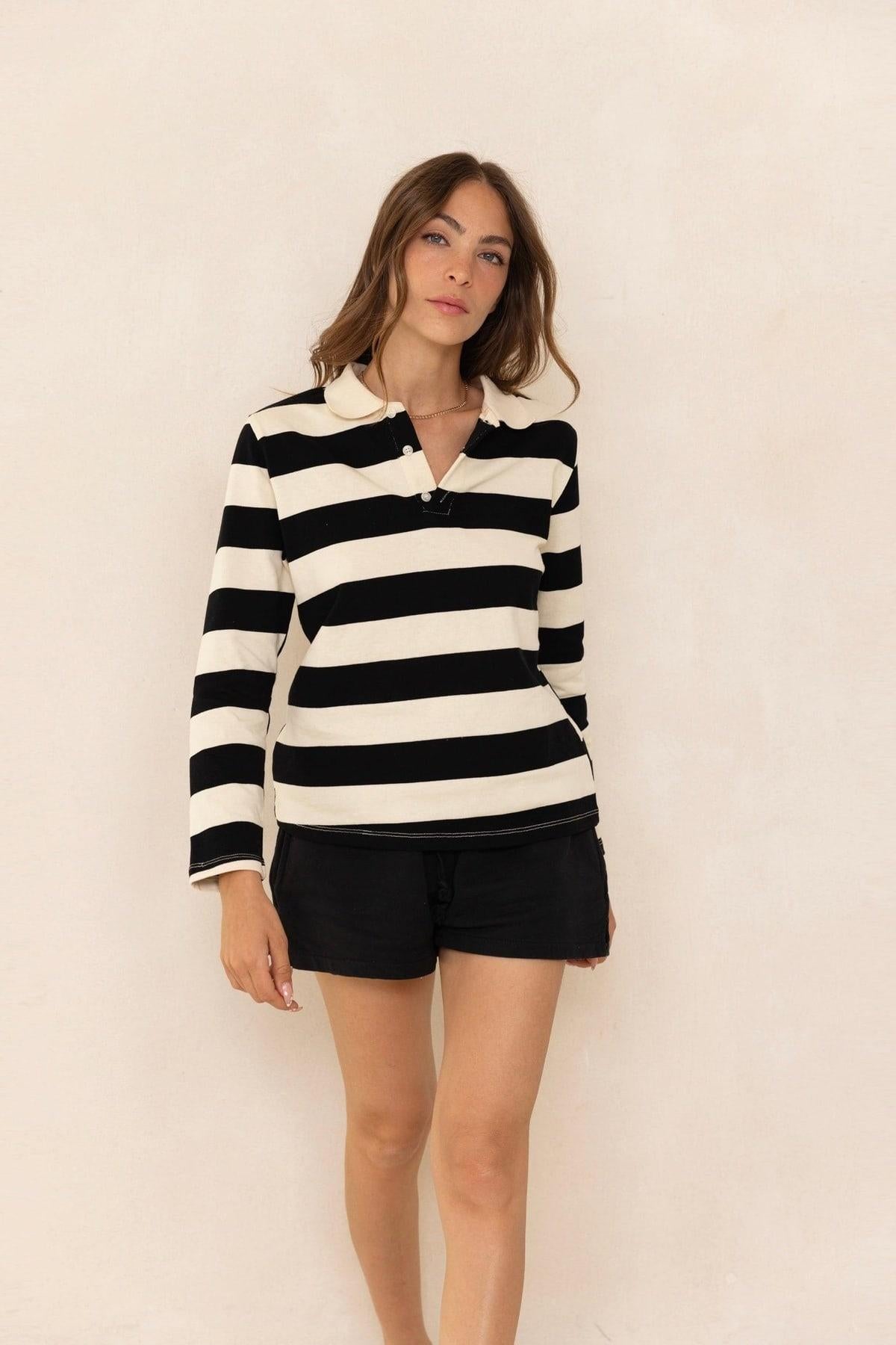 חולצת פולו פסים