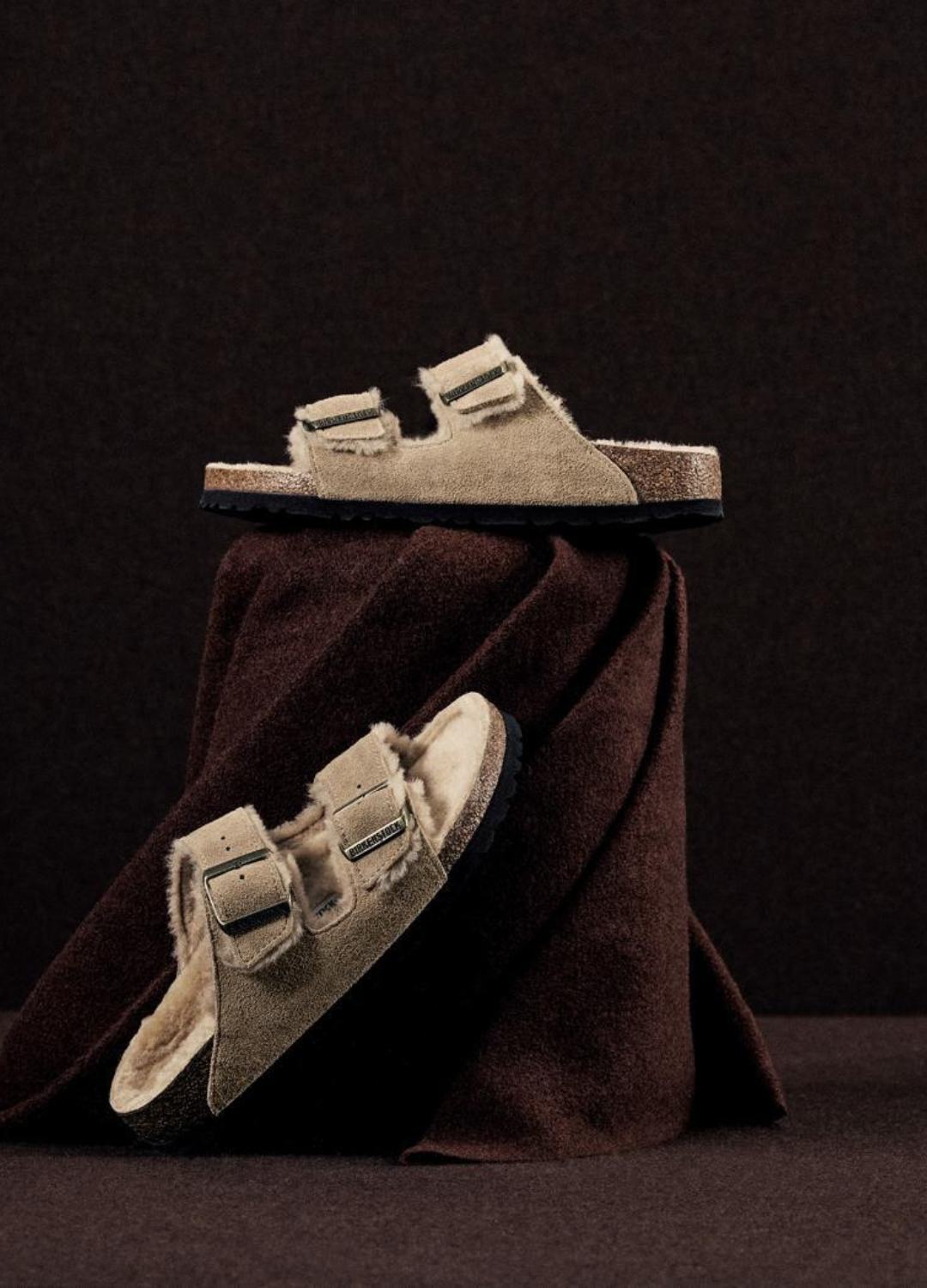 כפכפי בירקנשטוק דגם אריזונה פרווה טיופ