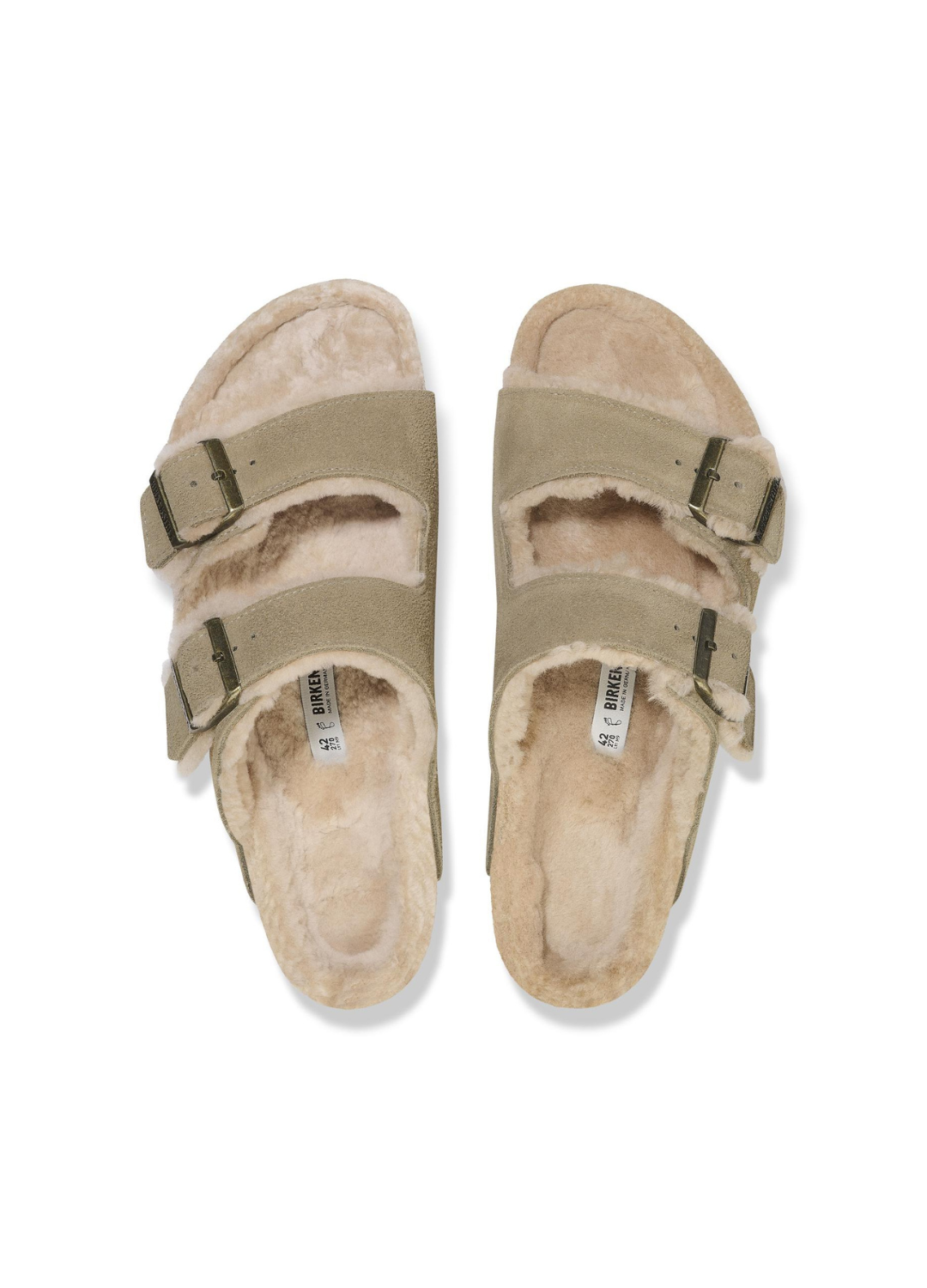 כפכפי בירקנשטוק דגם אריזונה פרווה טיופ