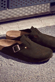 כפכפי בירקנשטוק דגם בוסטון מוקה