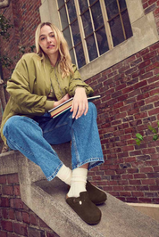 כפכפי בירקנשטוק דגם בוסטון מוקה