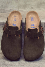 כפכפי בירקנשטוק דגם בוסטון מוקה