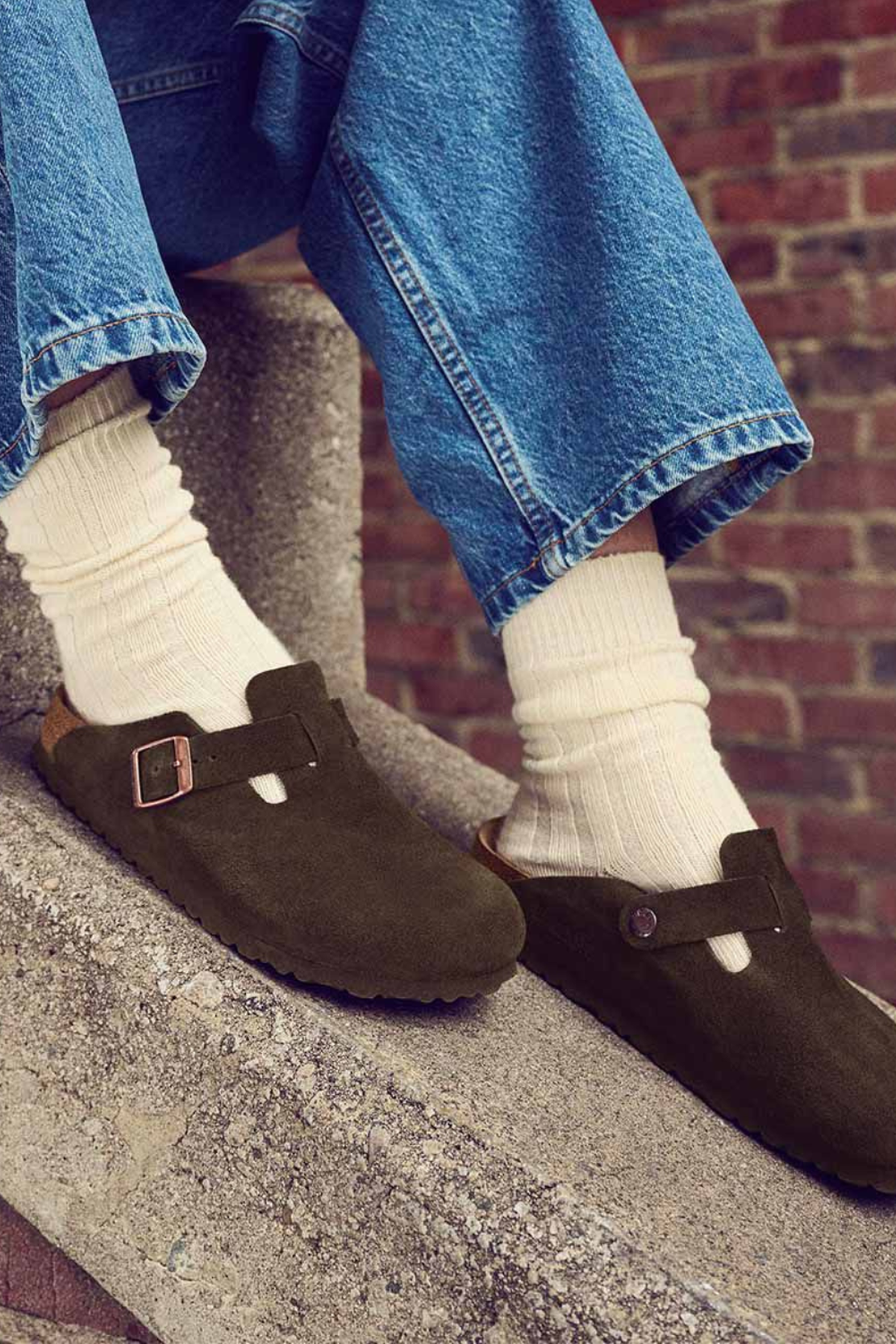 כפכפי בירקנשטוק דגם בוסטון מוקה