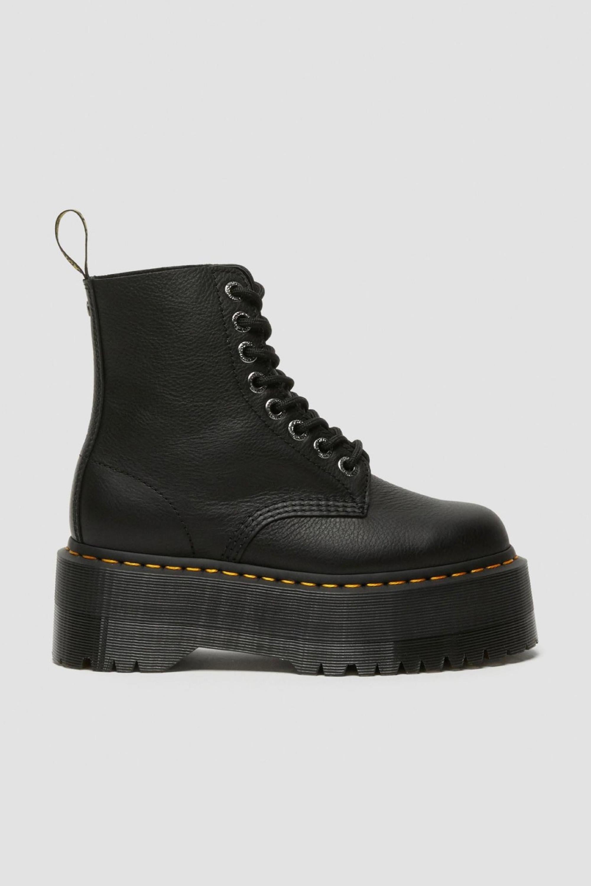 DR. MARTENS מגפני פלטפורמה דגם פסקל מקס שחור
