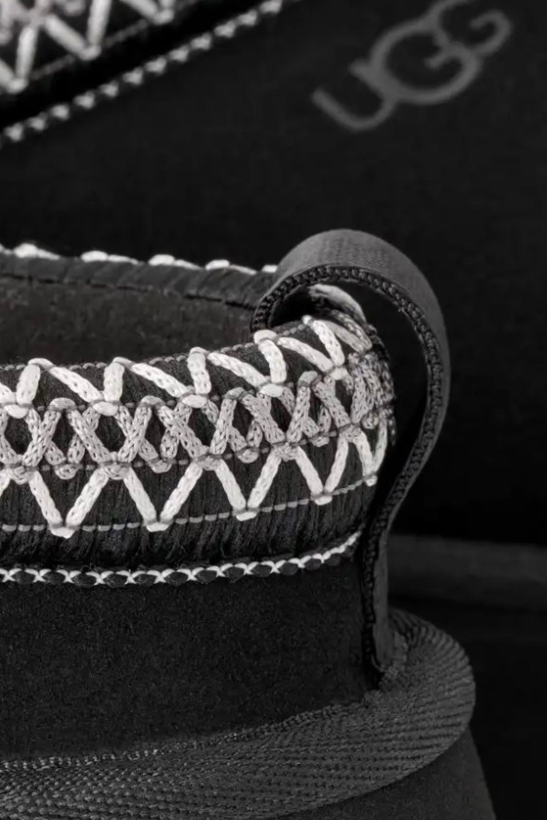 UGG II כפכפי טאז שחור