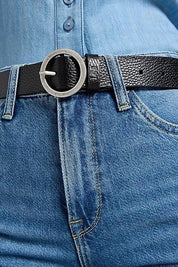 חגורה מעור שחור - LEE LADY BELT