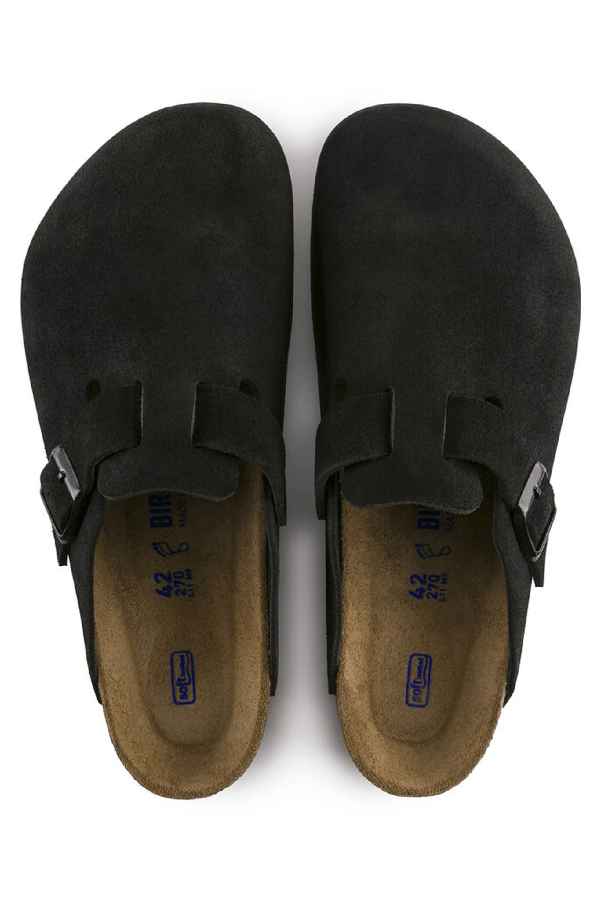 כפכפי בירקנשטוק דגם בוסטון שחור