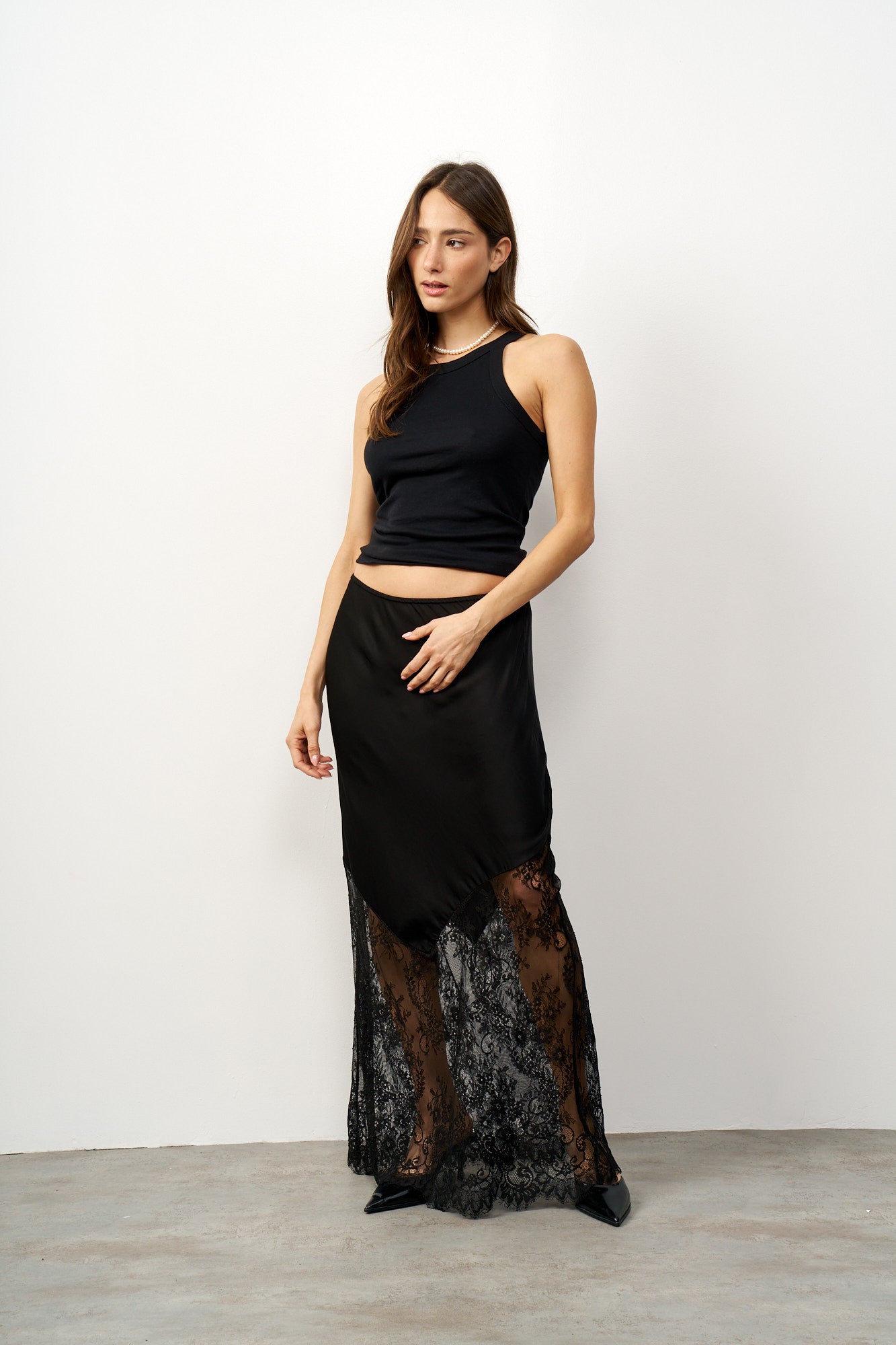 גופיית קולר מוס שחור