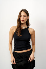 גופיית קולר מוס שחור