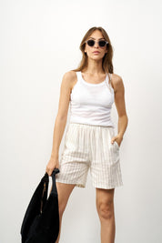 גופיית קולר מוס לבן