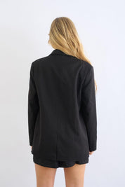 ג'קט מחויט ליז שחור