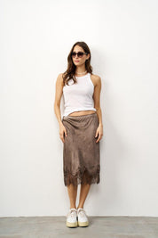 גופיית קולר מוס לבן