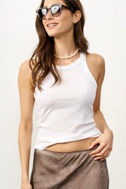 גופיית קולר מוס לבן