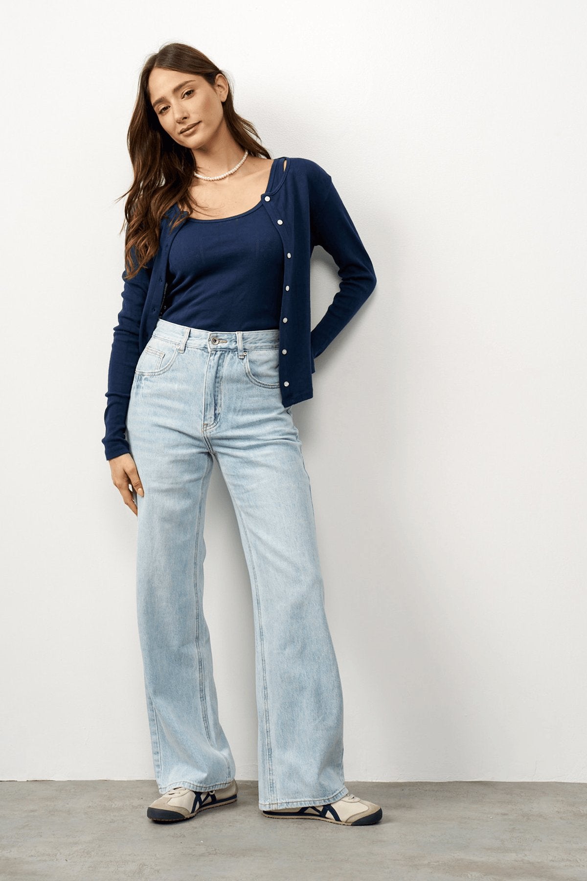 קרדיגן ניקי בלה כחול