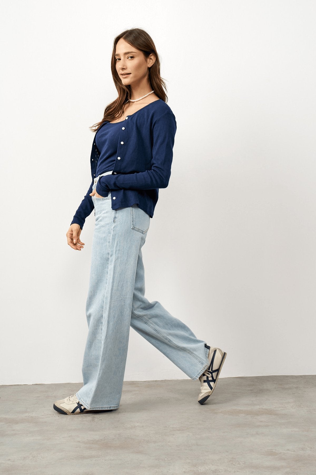 קרדיגן ניקי בלה כחול