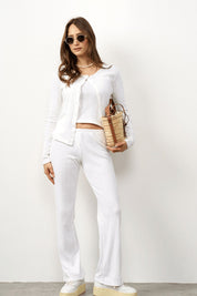 קרדיגן ניקי בלה לבן