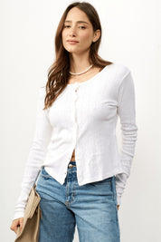 קרדיגן ניקי בלה לבן