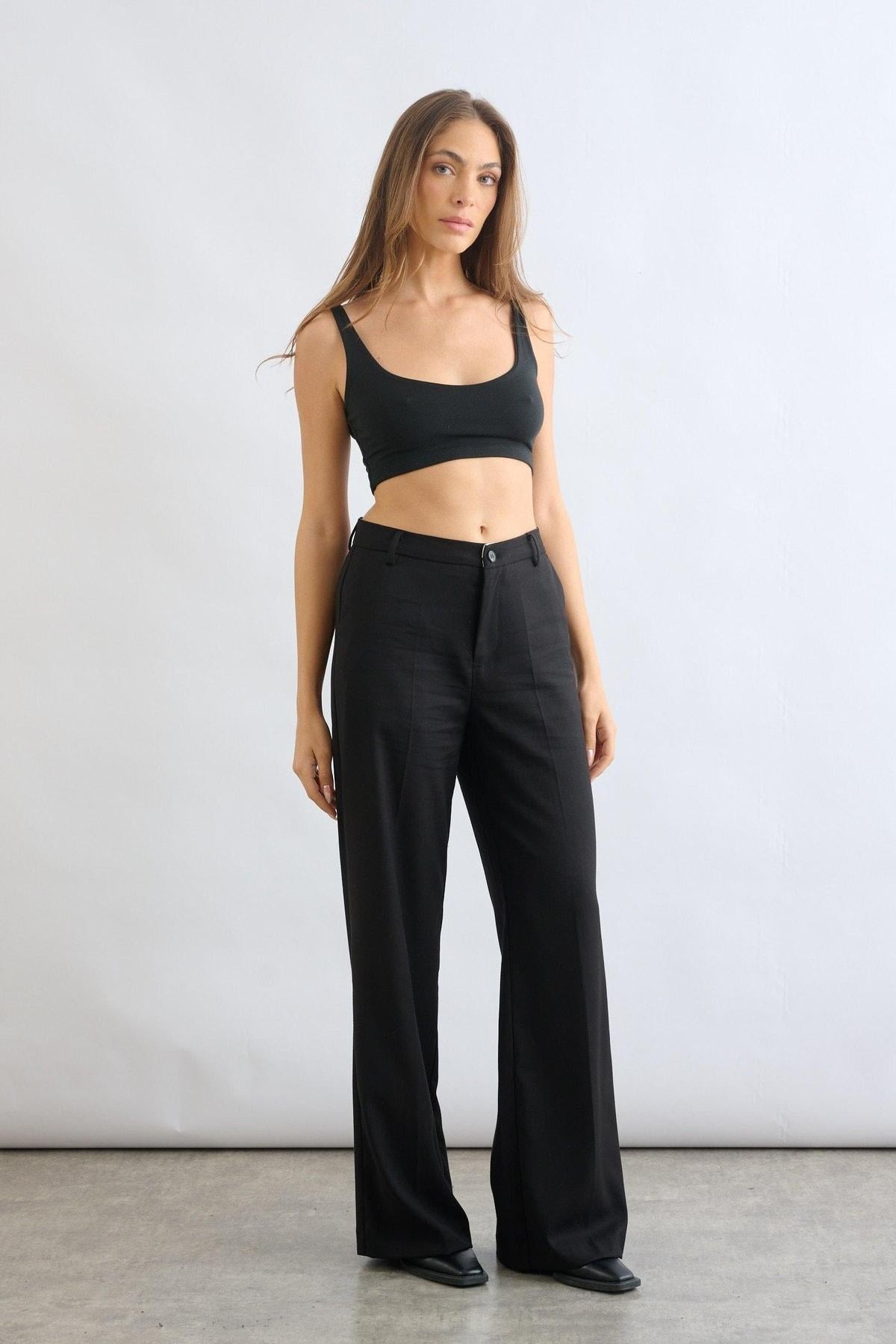 מכנסי ליז שחור