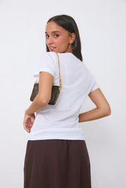 חולצת ניקי מוס לבנה