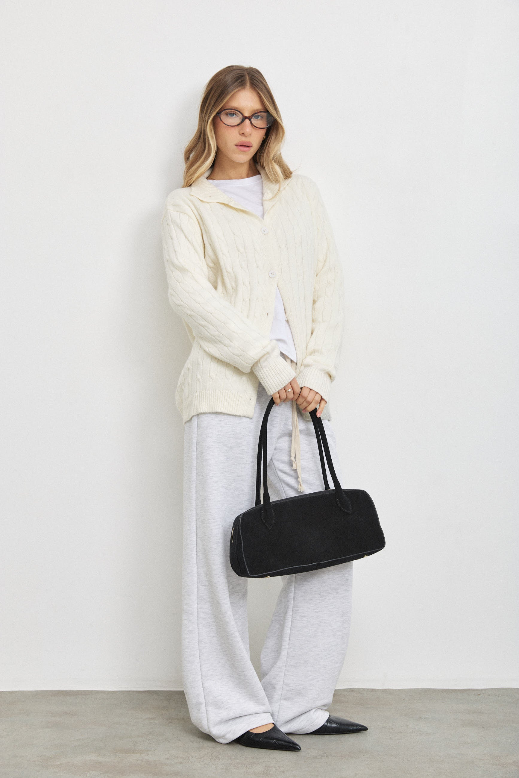 תיק עור נעמי שחור