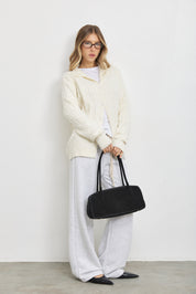 תיק עור נעמי שחור