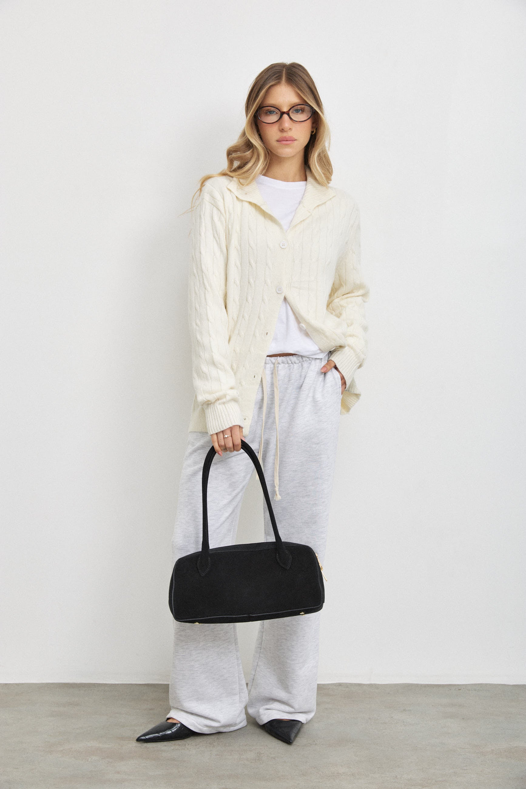 תיק עור נעמי שחור