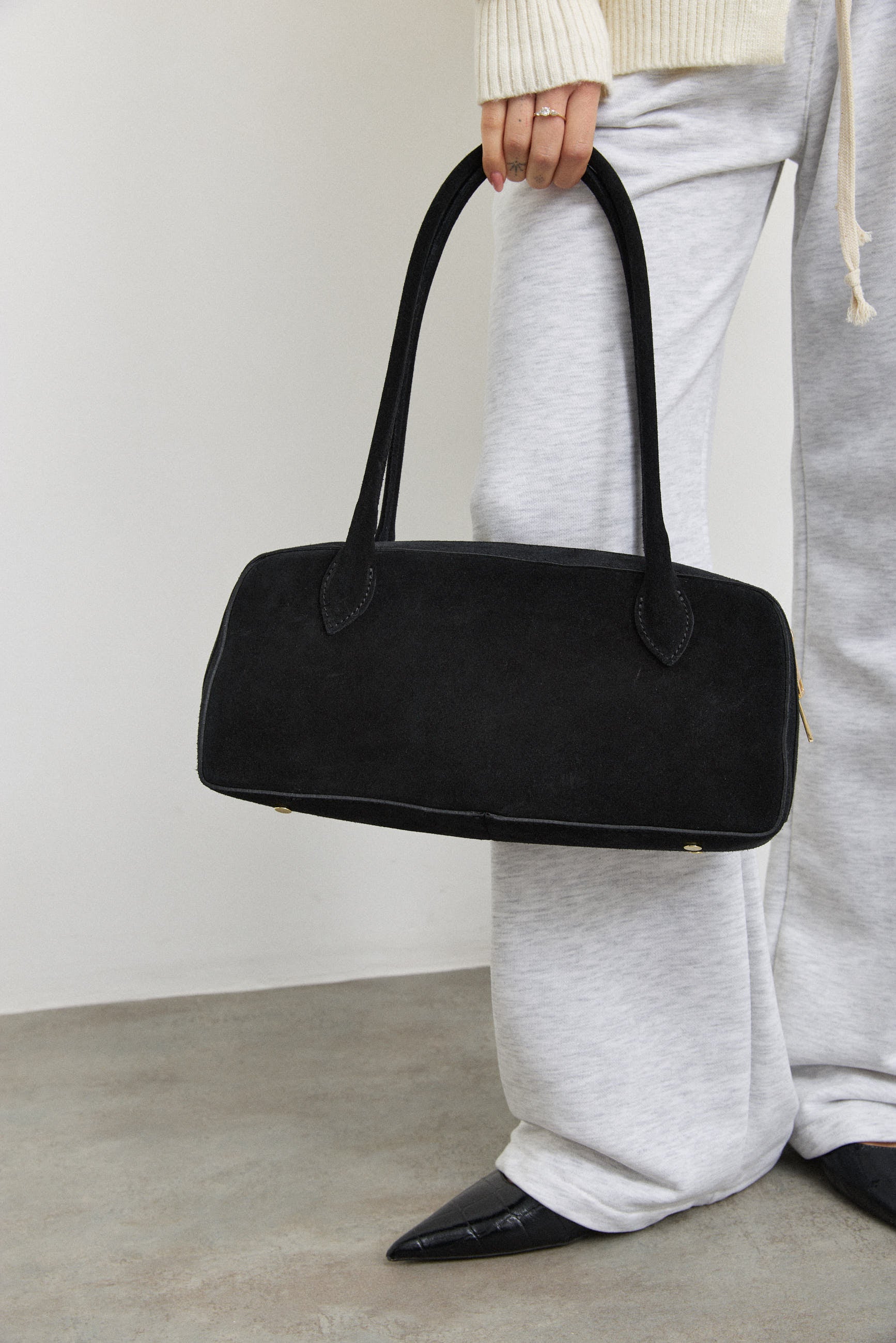 תיק עור נעמי שחור