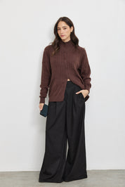 קרדיגן סריג ג׳וליה חום