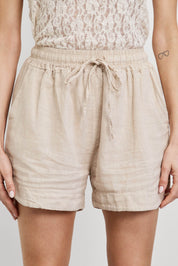 מכנסי פשתן רומא בז