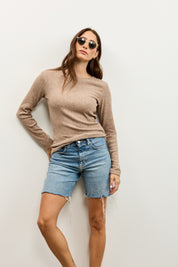 סריג ניקי ריב מוקה