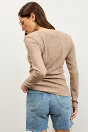 סריג ניקי ריב מוקה